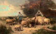 unknow artist Sheep 120 oil painting reproduction